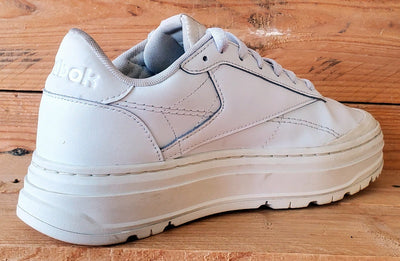 Reebok Club C Double Geo Low Leather Trainers UK5/US7.5/EU38 H69140 White