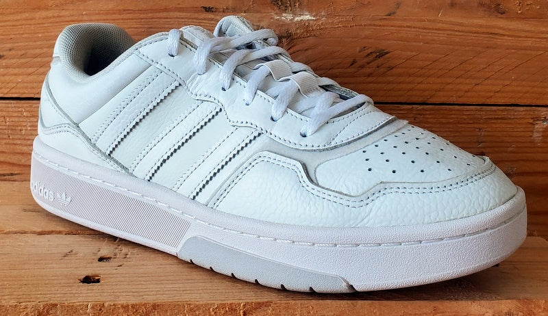 Adidas Courtic Low Leather Trainers UK8/US8.5/EU42 GY3589 Triple White