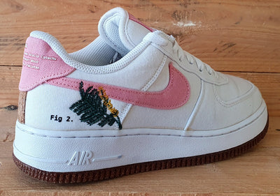 Nike Air Force 1 '07 Low Catechu Trainers UK5/US7.5/EU38.5 CZ0269-101 White/Pink