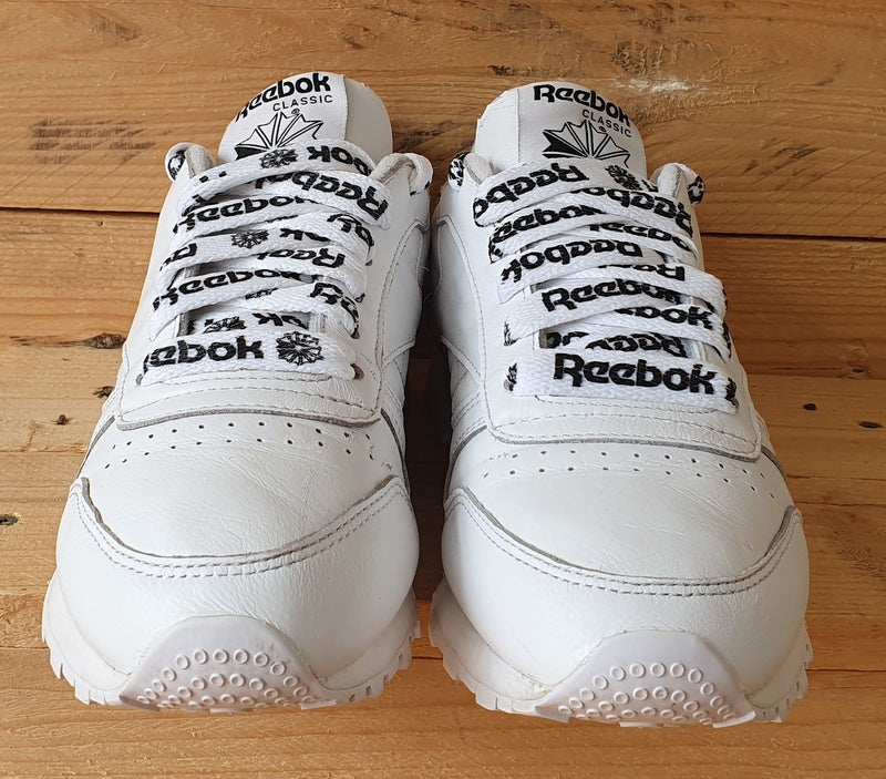 Reebok Classic Low Leather Trainers UK6/US8.5/EU39 DV3830 White/Black