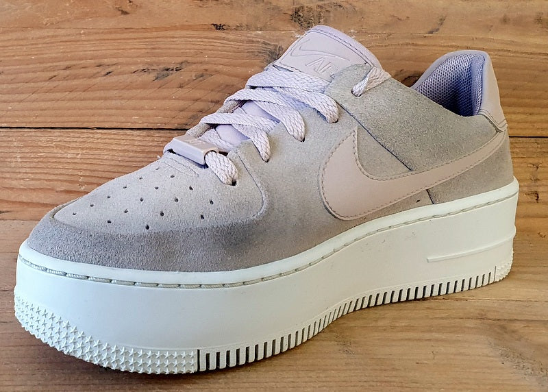 Nike Air Force 1 Sage Suede Trainers UK4/US6.5/EU37.5 AR5339-201 Particle Beige