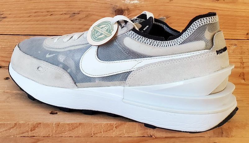 Nike Waffle One Low Textile/Suede Trainers UK10/US11/E45 DA7995-100 Summit White
