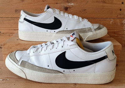 Nike Blazer Low 77 Leather Trainers UK8.5/US9.5/EU43 DA6364-101 White/Black