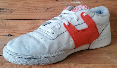 Reebok Club C 85 Low Leather Trainers UK9/US10/EU43 CN5625 White/Orange