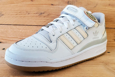 Adidas Forum Low Leather Trainers UK5/US6.5/EU38 GX4523 White/Ecru Tint/Gum