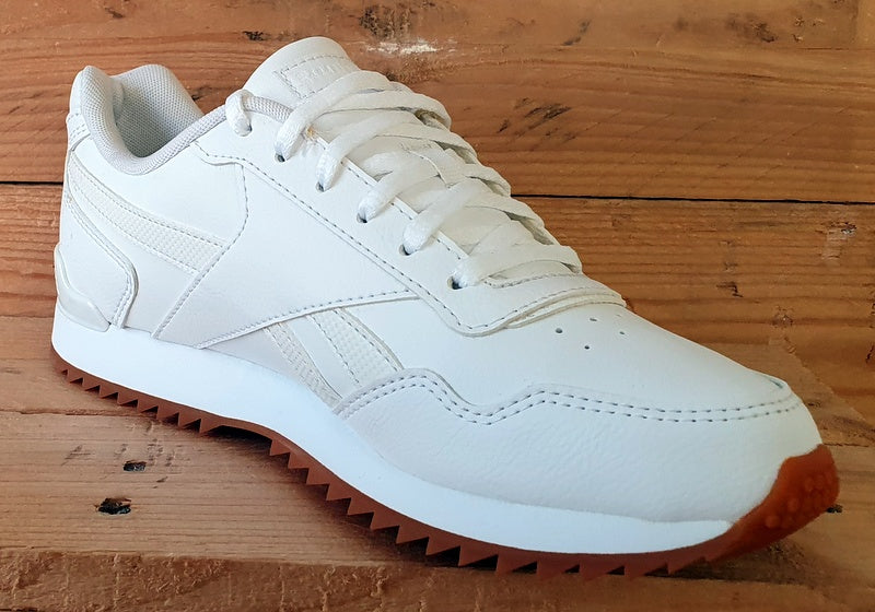 Reebok Royal Glide Low Leather Trainers UK5/US7.5/EU38 FW0151 White Gum Sole