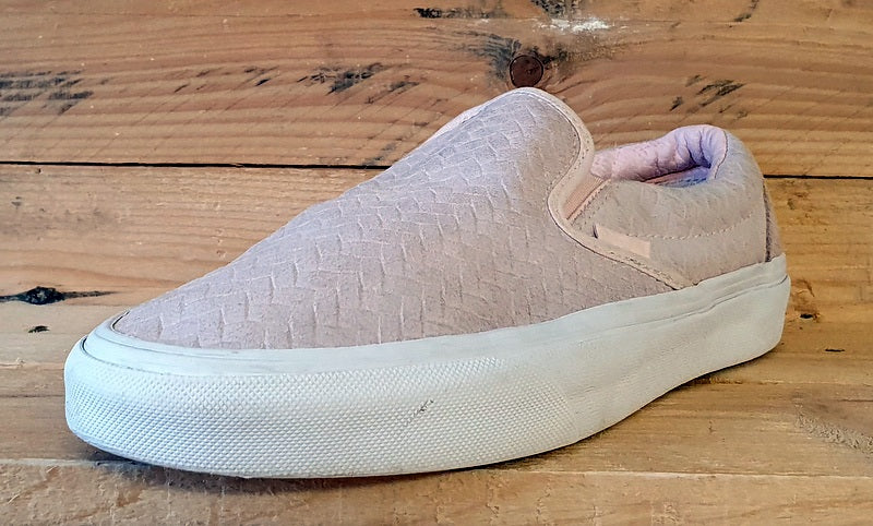 Vans Off The Wall Low Suede Slip On Trainers UK5.5/US8/EU38.5 721454 Pink