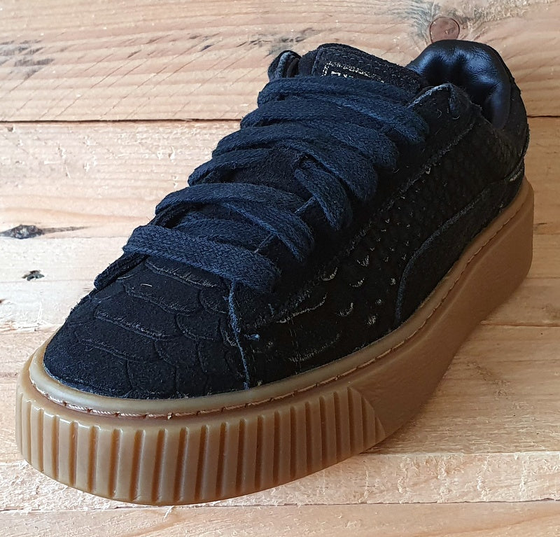 Black and gold pumas platform best sale