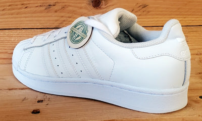 Adidas Superstar Low Leather Trainers UK4/US4.5/EU36.5 B23641 Triple White