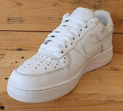 Nike Air Force 1 Low Leather Trainers UK7/US9.5/EU41 DD8959-100 Triple White