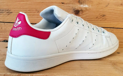 Adidas Stan Smith Low Leather Trainers UK5.5/US6/EU38.5 FX7522 White/Pink