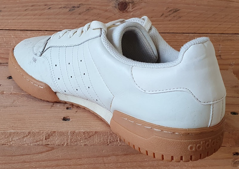 Adidas Powerphase Low Leather Trainers UK11.5/US12/EU46.5 FU9542 Off-White