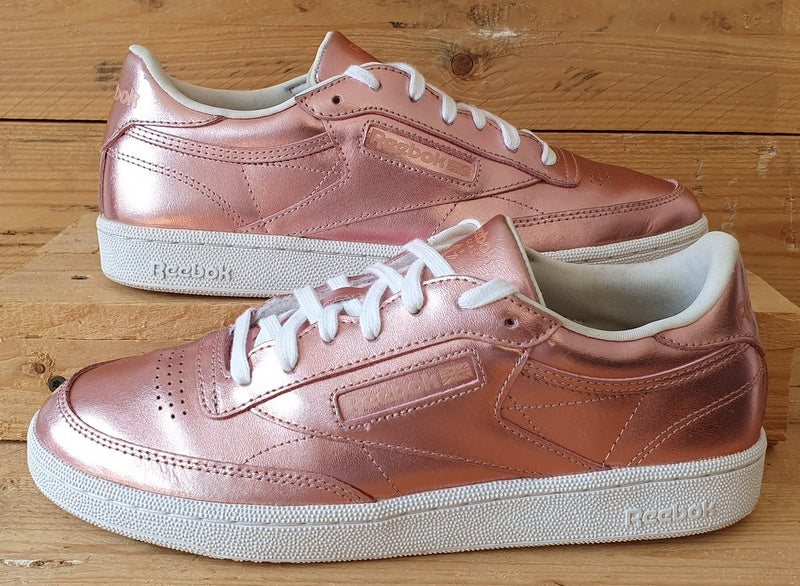 Reebok Club C 85 Low Leather Trainers UK7/US9.5/EU40.5 CN0512 Pink Shine