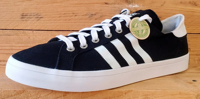 Adidas Court Vantage Low Canvas Trainers UK13/US13.5/EU48.5 S79302 Black/White