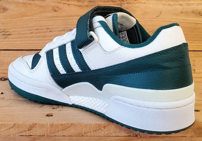Adidas Forum Leather Trainers UK10/US10.5/EU44.5 GY5835 White/Collegiate Green