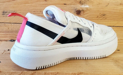 Nike Court Vision Alta Low Textile Trainers UK5/US7.5/EU38.5 CW6536-103 White