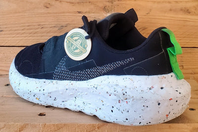 Nike Crater Impact Low Textile Trainers UK7.5/US8.5/EU42 DB2477-001 Black/White