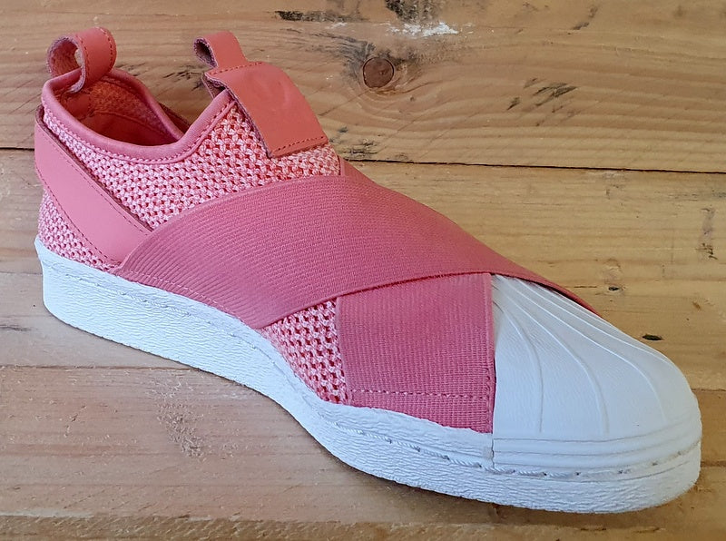 Adidas Superstar Slip On Low Textile Trainers UK6/US7.5/EU39 BY2950 Tactile Rose