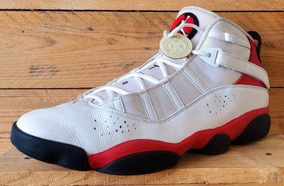 Nike Air Jordan 6 Rings Mid Leather Trainers UK13/US14/EU48.5 322992-123 White