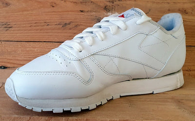 Reebok Classic Low Leather Trainers UK9/US11.5/EU43 059503 White/Grey/Red