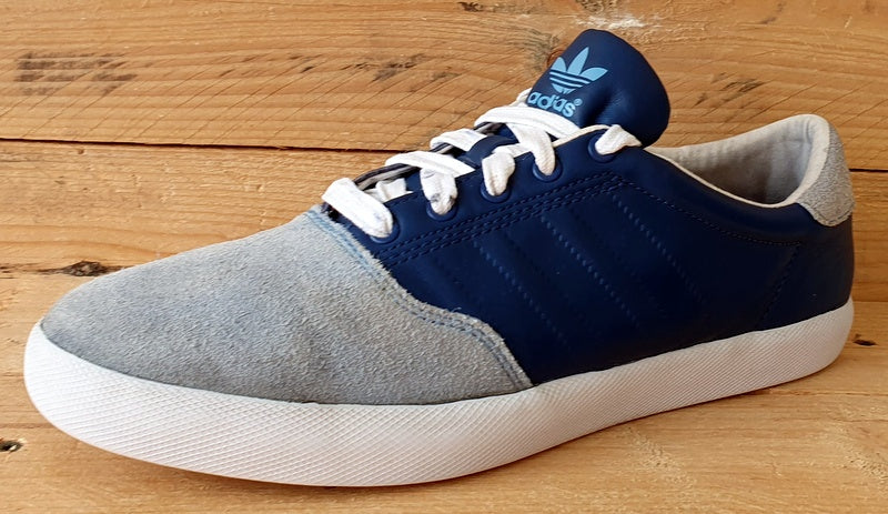 Adidas ADI M.C. Low Leather/Suede Trainers UK8/US8.5/EU42 G50572 Blue/White