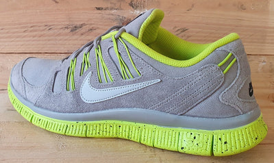 Nike Free 5.0 EXT Suede Trainers 580530-003 Grey/Green UK7.5/US8.5/EU42