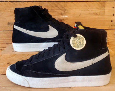 Nike Blazer 77 Mid Suede Trainers UK7.5/US8.5/EU42 CI1172-002 Black/White