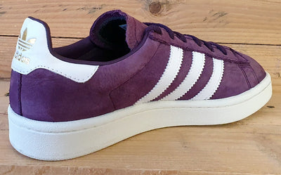 Adidas Campus Low Suede Trainers UK6.5/US8/EU40 BY9843 Purple/White