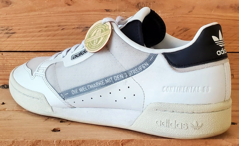 Adidas Continental 80 Low Leather Trainers UK9.5/US10/EU44 FY6666 White