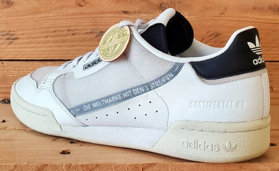 Adidas Continental 80 Low Leather Trainers UK9.5/US10/EU44 FY6666 White