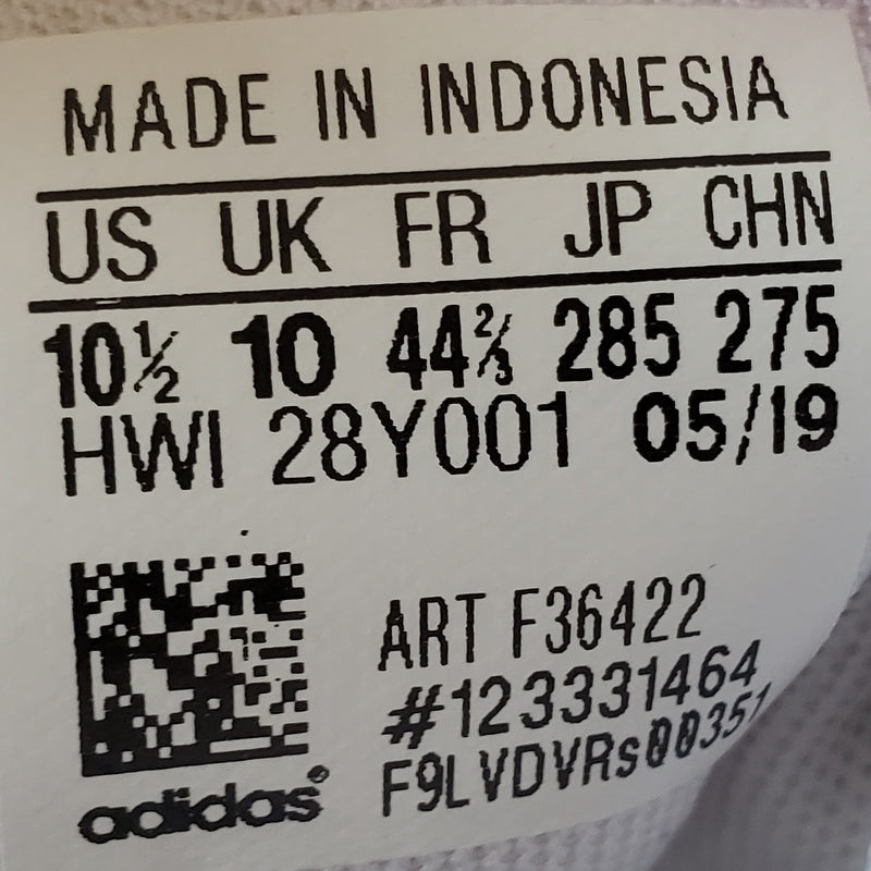 Adidas Neo Advantage Low Leather Trainers UK10/US10.5/EU44.5 F36422 White/Red