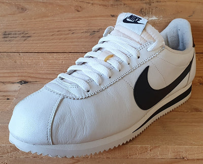 Nike Cortez Premium Low Leather Trainers UK10.5/US11.5/EU45.5 807480-101 White