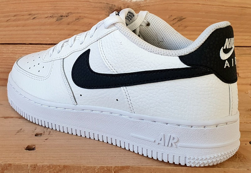 Nike Air Force 1 Low GS Leather Trainers UK4.5/US5Y/E37.5 CT3839-100 White/Black