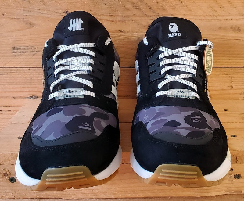Adidas ZX 8000 Bape Undefeated Low Textile Trainers UK11/US11.5/E46 FY8852 Black