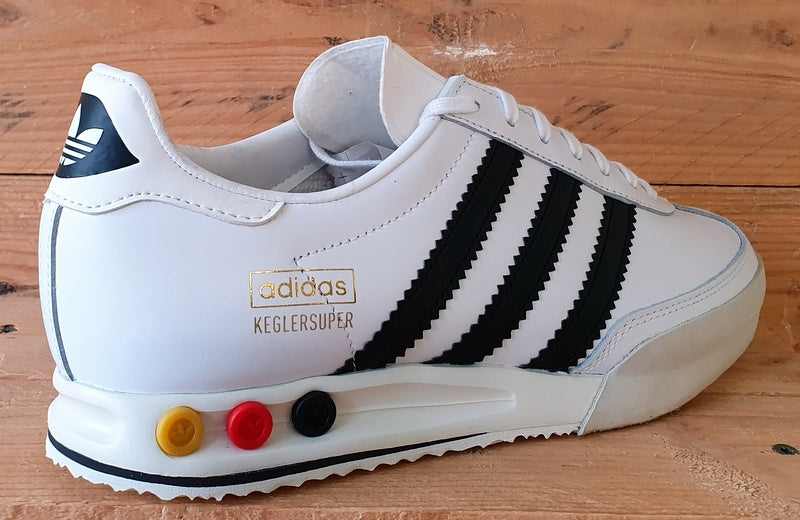 Adidas Originals Kegler super Low Leather Trainers UK7.5/US8/EU41 GY9422 White