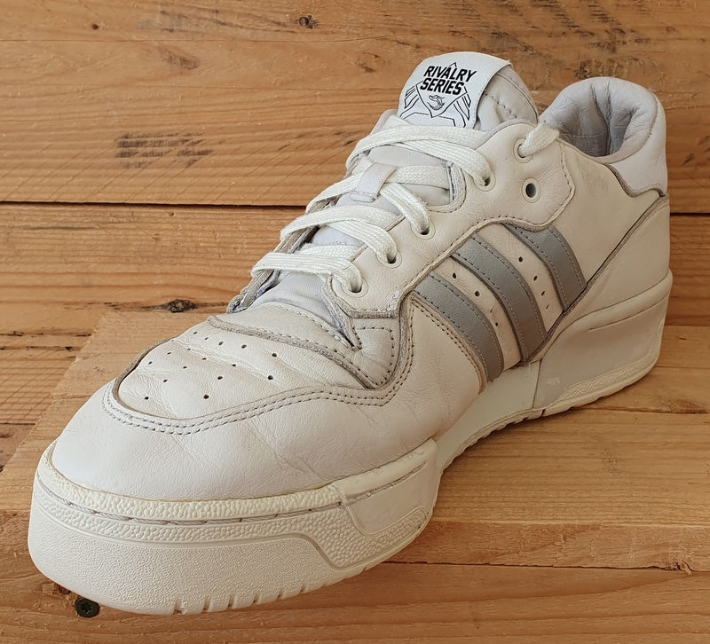 Adidas Rivalry Consortium Low Leather Trainers UK10/US10.5/EU44.5 IF0603 Chalk