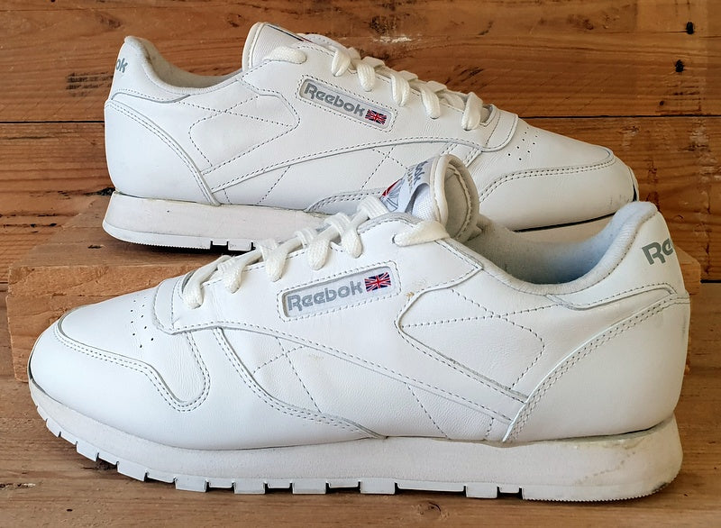 Reebok Classic Low Leather Trainers UK9/US11.5/EU43 059503 White/Grey/Red