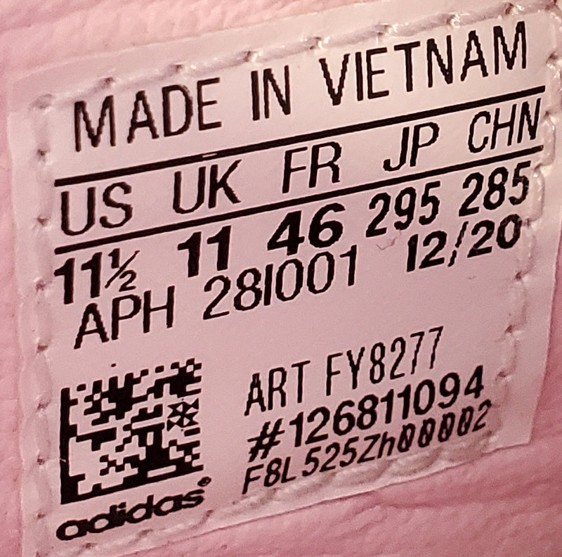 Adidas Forum 84 Minimalist Low Leather Trainers UK11/US11.5/EU46 FY8277 Pink 