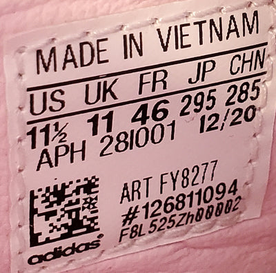 Adidas Forum 84 Minimalist Low Leather Trainers UK11/US11.5/EU46 FY8277 Pink 