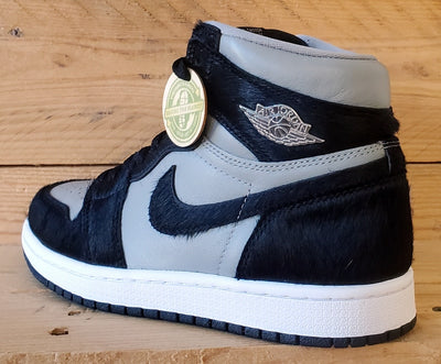 Nike Air Jordan 1 Twist Mid Leather Trainers UK4.5/US7/E38 DZ2523-001 Grey/Black