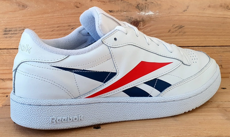 Reebok Club C 85 Low Leather Trainers UK9/US10/EU43 EH0640 White/Navy/Red