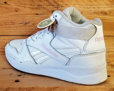 Reebok Royal BB4500 Mid Leather Trainers UK4/US6.5/EU37 G58640 Triple White