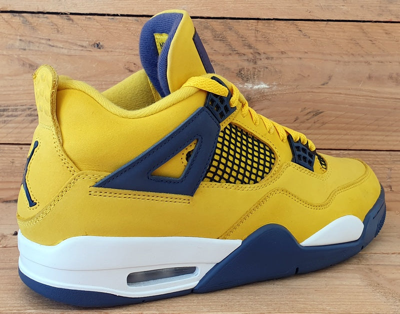 Nike Air Jordan 4 Retro Lightning Trainers UK8/US9/E42.5 CT8527-700 Yellow/Black