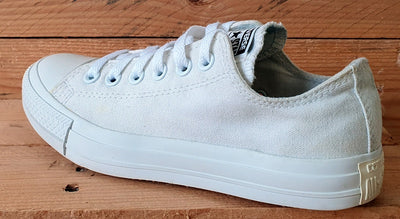 Converse Chuck Taylor All Star Low Trainers 1T747 Triple White UK5/US7/EU37.5