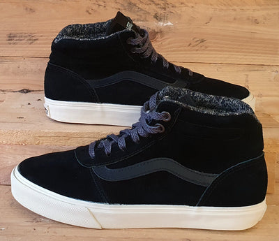 Vans Off The Wall Mid Suede Trainers UK3.5/US6/EU36 721278 Black/Grey