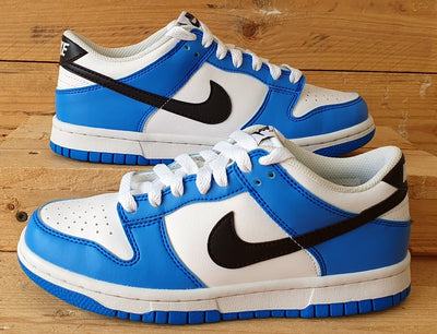 Nike Dunk Low Leather Trainers UK4/US4.5Y/EU36.5 FV7021-400 Photo Blue/White