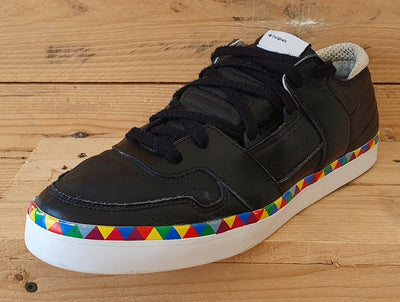 Adidas Originals Low Leather Trainers UK12/US12.5/EU47 G51677 Black/White/Multi