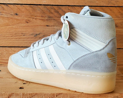 Adidas Rivalry Mid Suede Trainers UK7/US7.5/EU40.5 FZ6324 Cream/Grey/Gum