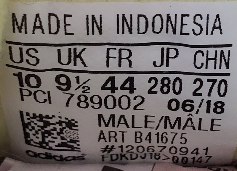 Adidas Continental 80 Leather Trainers UK9.5/US10/EU44 B41675 Semi Frozen Yellow