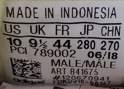 Adidas Continental 80 Leather Trainers UK9.5/US10/EU44 B41675 Semi Frozen Yellow